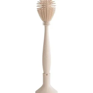 Mushie - Baby Bottle Brush, Soft Silicone with Suction Base, Shifting Sand - cutbabycare.com | baby boutique & care hub
