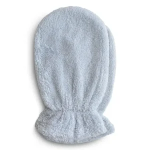 Mushie - 2Pk Baby Bath Mitt, Baby Blue - cutbabycare.com | baby boutique & care hub