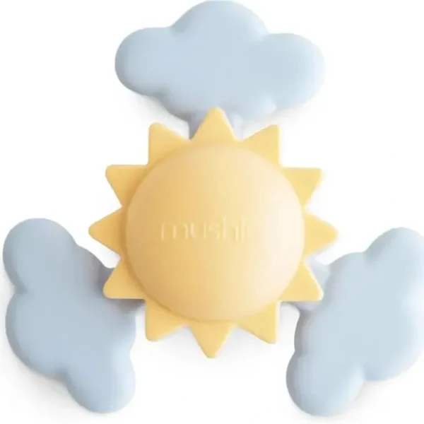 Mushie - Sunshine Suction Spinner Toy for Bath & Play - cutbabycare.com | baby boutique & care hub