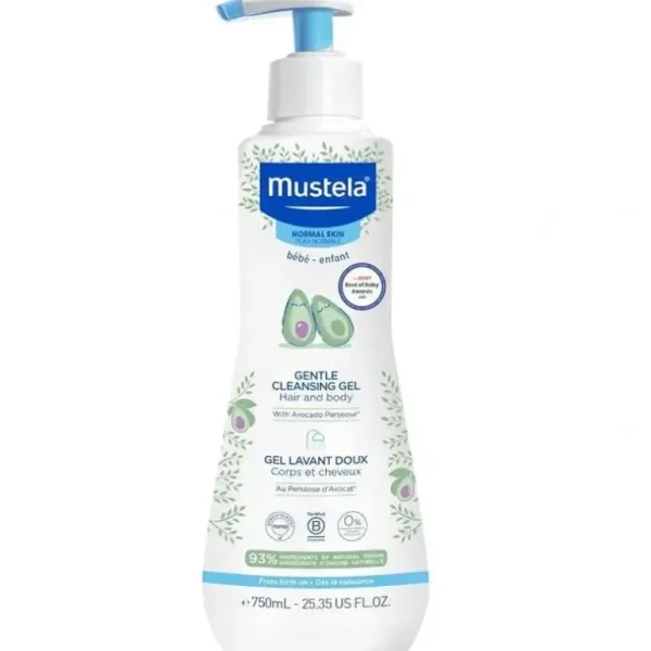 Mustela - Baby Gentle Cleansing Gel, 750ml - cutbabycare.com | baby boutique & care hub