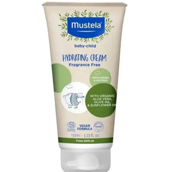 Mustela - Organic Hydrating Cream With Olive Oil And Aloe - cutbabycare.com | baby boutique & care hub