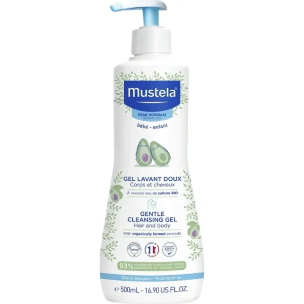 MUSTELA Gentle Cleansing Gel 500mL - cutbabycare.com | baby boutique & care hub