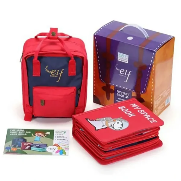 New My First Book My Space Book Red Montessori Education Kids Gift Books - cutbabycare.com | baby boutique & care hub Shop All