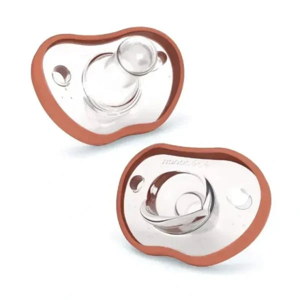 Discount Nanobebe - Baby Pacifiers 0-3 Month, Orthodontic, Award Winning 100% Silicone BPA Free, 2Pk Clay - cutbabycare.com | baby boutique & care hub Shop All