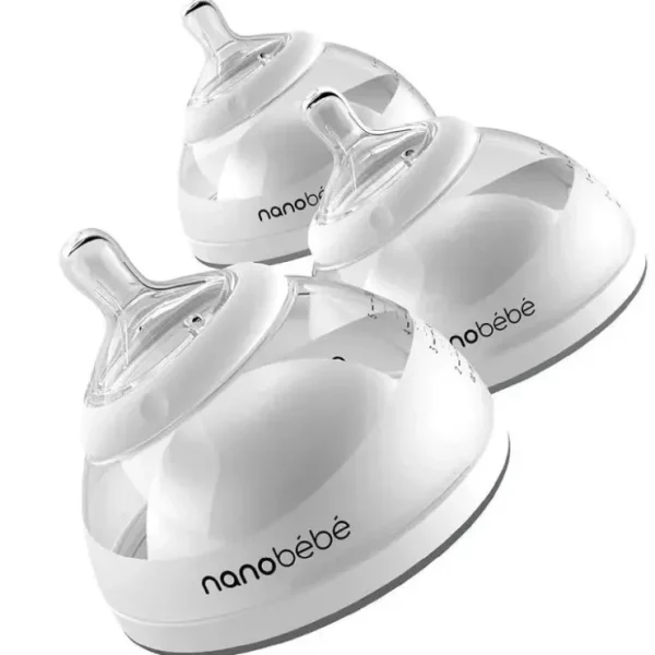 Hot NanoBebe 3-Pack Breastmilk Bottles, Gray - cutbabycare.com | baby boutique & care hub Health Safety