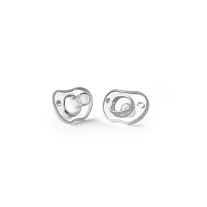 Fashion NanoBebe 2-Pack Flexy Pacifiers, White - cutbabycare.com | baby boutique & care hub Health Safety