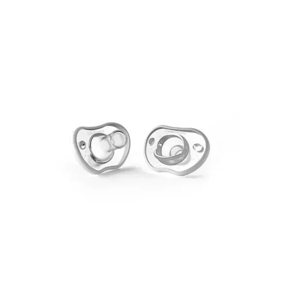 Fashion NanoBebe 2-Pack Flexy Pacifiers, White - cutbabycare.com | baby boutique & care hub Health Safety