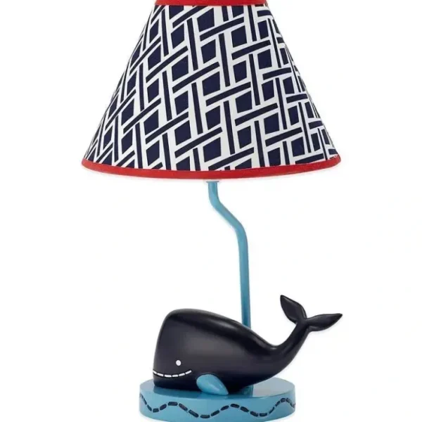 New Nautica Whale Of A Tale Lamp and Shade - cutbabycare.com | baby boutique & care hub Shop All