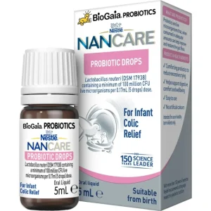 Shop Nestle NAN CARE BioGaia Probiotic Drops For Infant Colic Relief 5mL - cutbabycare.com | baby boutique & care hub Health Safety