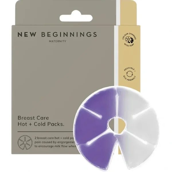 Fashion New Beginnings Breast Care Hot & Cold Pads 2 Pack - cutbabycare.com | baby boutique & care hub Health Safety