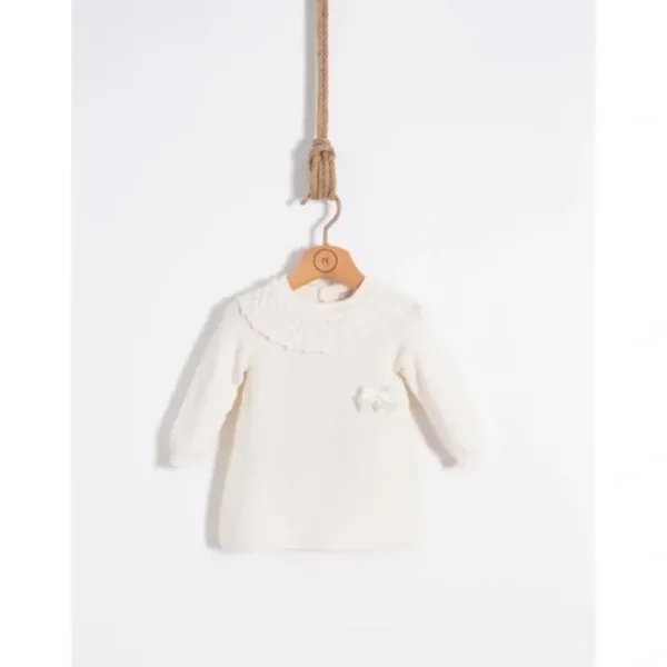 Clearance Nipperland - Baby Knitted Baby Girl Dress Cream - cutbabycare.com | baby boutique & care hub Shop All