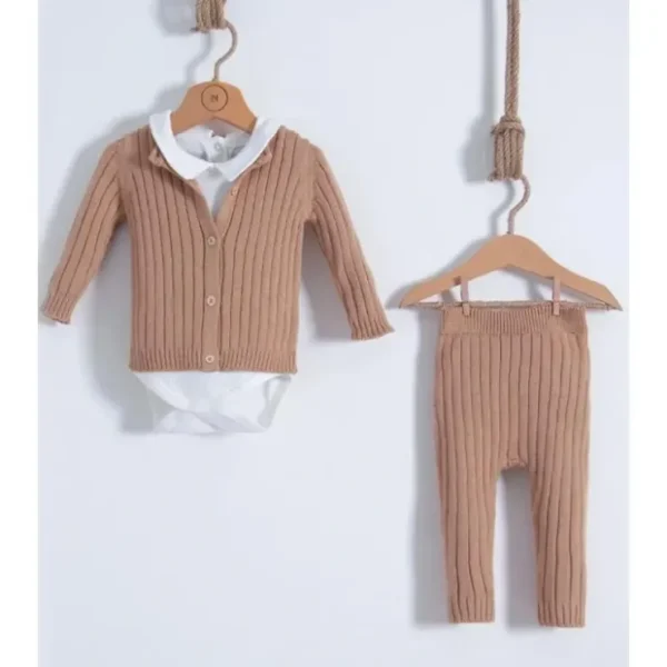 Sale Nipperland - Stone Baby Knitted Outfit Set - cutbabycare.com | baby boutique & care hub Shop All