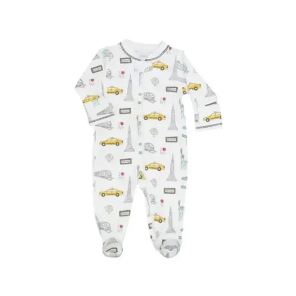 Store Noomie - Baby Neutral Zipper Footie New York - cutbabycare.com | baby boutique & care hub Shop All