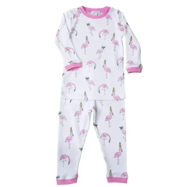 Flash Sale Noomie Two Piece Pajamas Flamingos - cutbabycare.com | baby boutique & care hub Shop All