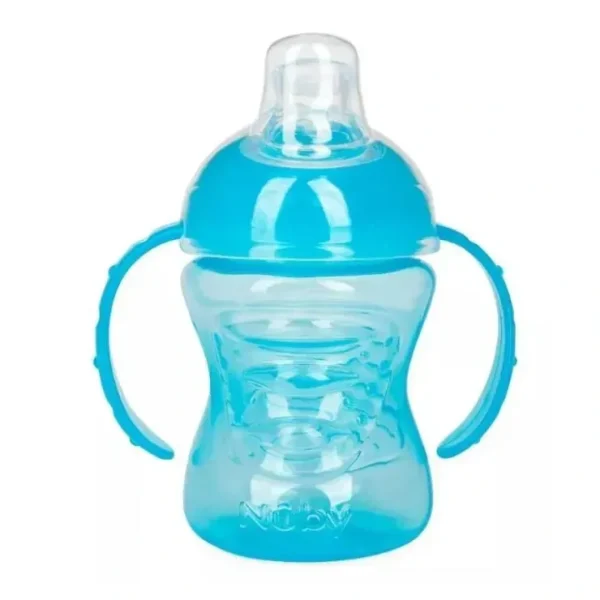 Online Nuby - Boy No Spill Super Spout Trainer Cup 8Oz, Bright Blue - cutbabycare.com | baby boutique & care hub Shop All