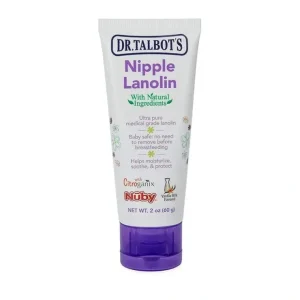 Clearance Nuby - Dr Talbots 60 G Nipple Lanolin - cutbabycare.com | baby boutique & care hub Nursing Feeding