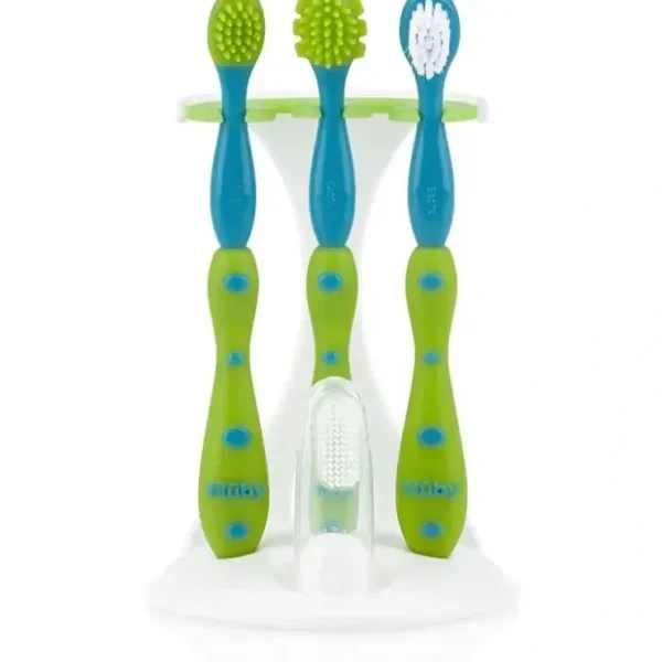 Outlet Nuby - Dr Talbots 4 Pc Tooth & Gum Care Set, Aqua/Green - cutbabycare.com | baby boutique & care hub Shop All