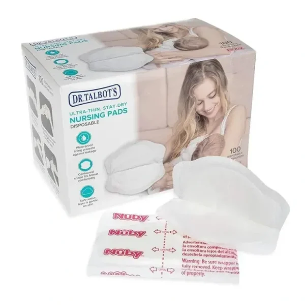 Clearance Nuby - Dr Talbots 100 Pk Ultra Thin Disposable Nursing Pads - cutbabycare.com | baby boutique & care hub Health Safety