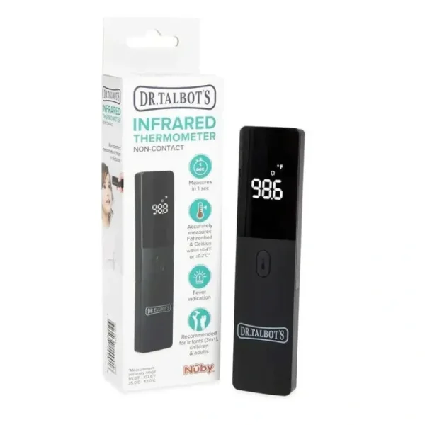 New Nuby - Dr. Talbot's Non-Contact Infrared Thermometer, Black - cutbabycare.com | baby boutique & care hub Shop All