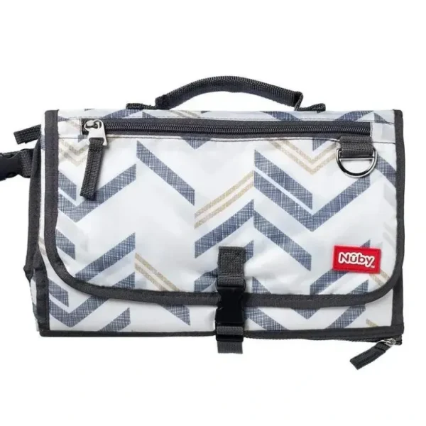 Clearance Nuby - Dr. Talbot's Portable Changing Pad Chevron with Case - cutbabycare.com | baby boutique & care hub Stroller