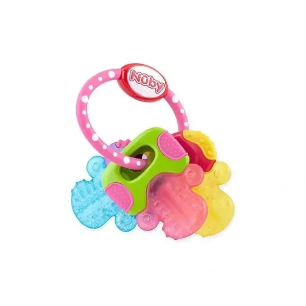 Hot Nuby - Ice Gel Teether Keys Pink - cutbabycare.com | baby boutique & care hub Shop All