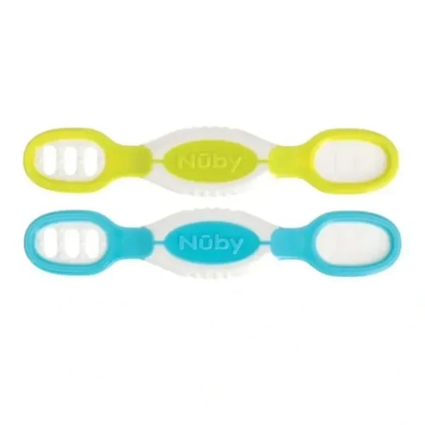 Sale Nuby - Nuby Dip & Scoop Spoons, 2 Pack, Neutral - cutbabycare.com | baby boutique & care hub Bath Potty