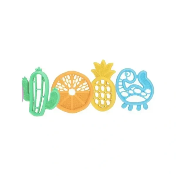 Shop Nuby - 1Pk All Silicone Teethers, Mixed Case - cutbabycare.com | baby boutique & care hub Shop All