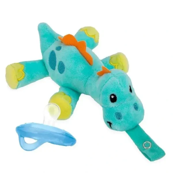 New Nuby - Snugleez Plush Pacifinder, Dino - cutbabycare.com | baby boutique & care hub Shop All
