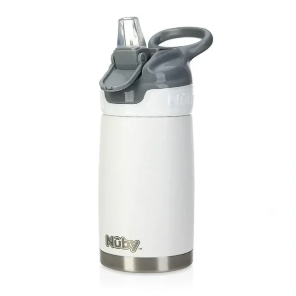 Online Nuby - Thirsty Kids 10 Oz Stainless Steel Flip-It Reflex Cup, Gret - cutbabycare.com | baby boutique & care hub Shop All