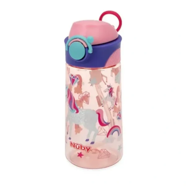 Sale Nuby - Thirsty Kids 15Oz Flip-It Bolt Unicorns Pink - cutbabycare.com | baby boutique & care hub Shop All