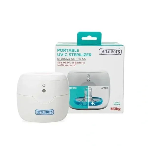Outlet Nuby - Uv-C Portable Sterilizer, White - cutbabycare.com | baby boutique & care hub Stroller
