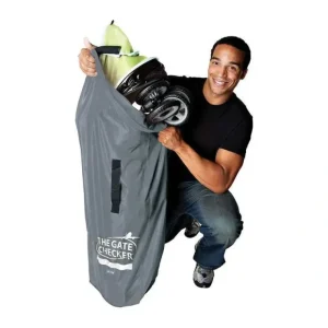 Best Nuby- Double Stroller gate Checker Bag - cutbabycare.com | baby boutique & care hub Stroller