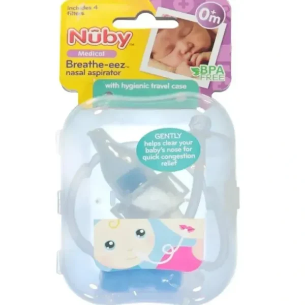 Online Nuby Nasal Aspirator with Travel Case - cutbabycare.com | baby boutique & care hub Shop All