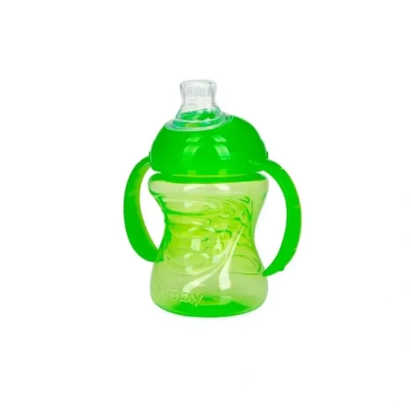 Outlet Nuby Twin Handle No Spill Silicone Spout Drinking Cup 240ml 3m+ Assorted - cutbabycare.com | baby boutique & care hub Shop All