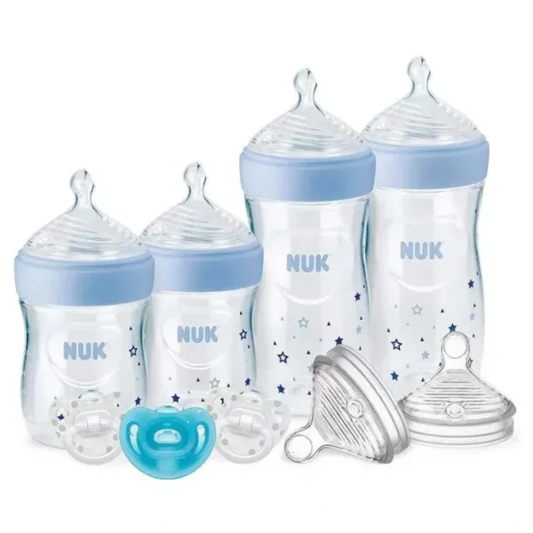 Hot Nuk - Baby Boy Bottles Simply Natural Gift Set - cutbabycare.com | baby boutique & care hub Shop All