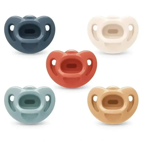 Best Nuk - Comfy Orthodontic Pacifiers, 0-6 Months, Timeless Collection, 5 Pack - cutbabycare.com | baby boutique & care hub Health Safety