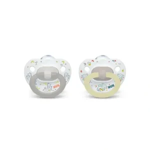 Clearance Nuk - Fashion Pacifier, 2Pk Mixed Case, Size 3 - cutbabycare.com | baby boutique & care hub Health Safety