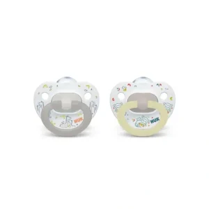 Outlet Nuk - Fashion Pacifier, 2Pk Mixed Case, Size 1 - cutbabycare.com | baby boutique & care hub Health Safety