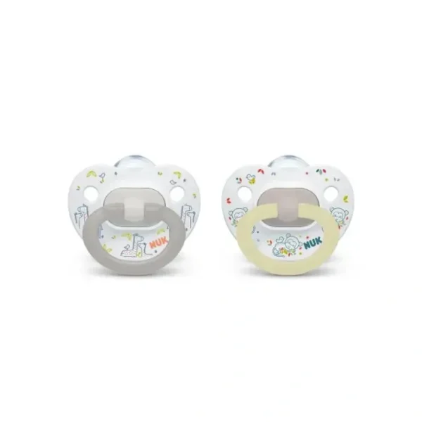 Outlet Nuk - Fashion Pacifier, 2Pk Mixed Case, Size 1 - cutbabycare.com | baby boutique & care hub Health Safety