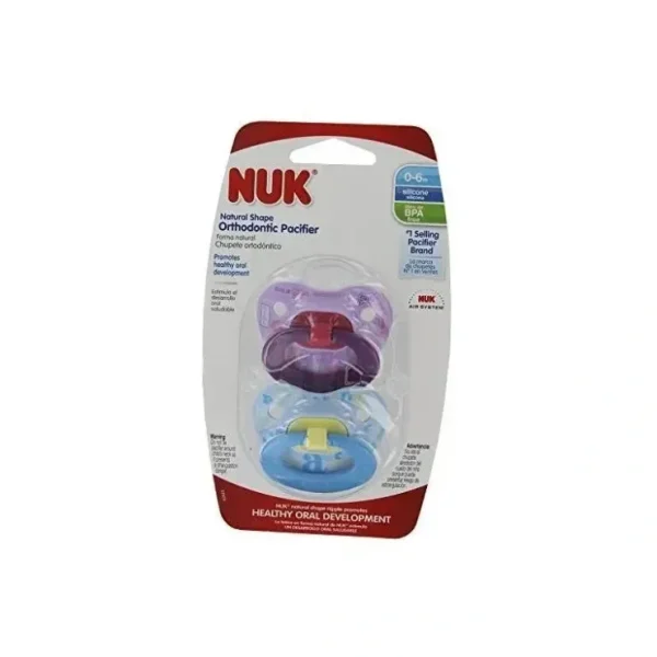 Cheap Nuk - Juicy Orthodontic Pacifier 0-6 Months, 2 Ea, Styles and colors May Vary - cutbabycare.com | baby boutique & care hub Health Safety