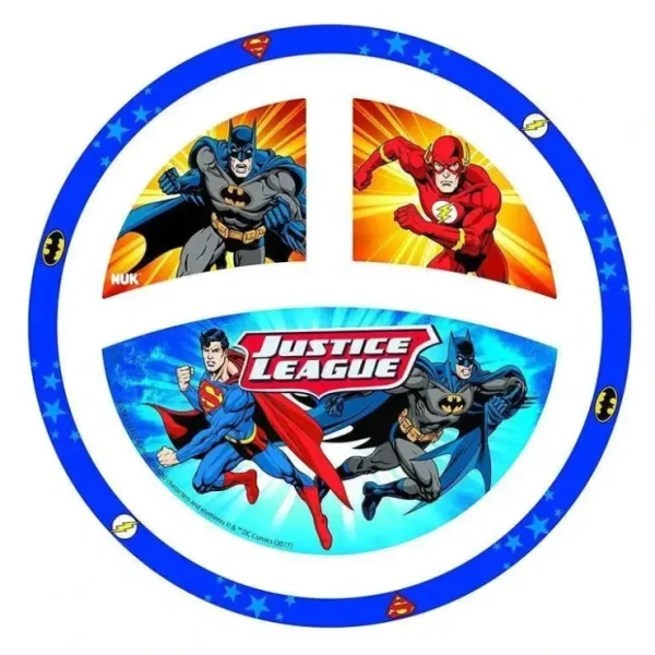 Shop Nuk - Justice League Dinnerware Plate 1 Pk, Boy - cutbabycare.com | baby boutique & care hub Shop All
