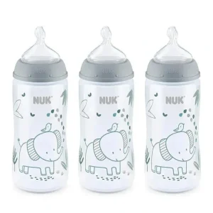 Hot Nuk - 10Oz 3Pk Boy Smooth Flow Bottle Woodland - cutbabycare.com | baby boutique & care hub Nursing Feeding