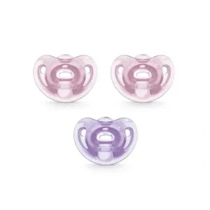Hot Nuk - Pacifier Comfy Duet, Size 1, Girl, 2Pk - cutbabycare.com | baby boutique & care hub Health Safety