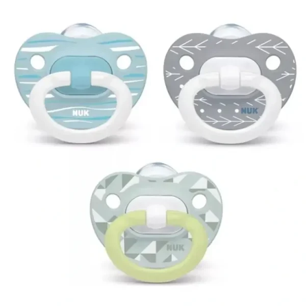 New Nuk - Pacifier 3Pk , Neutral - cutbabycare.com | baby boutique & care hub Shop All