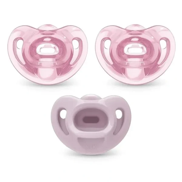 Nuk - Pacifier 3Pk Sz1 Comfy. Girl - cutbabycare.com | baby boutique & care hub