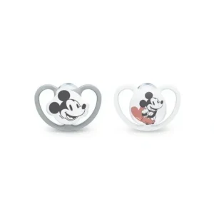 Outlet Nuk - 2Pk Disney Space Mickey Mouse Pacifiers, 0/6M - cutbabycare.com | baby boutique & care hub Health Safety
