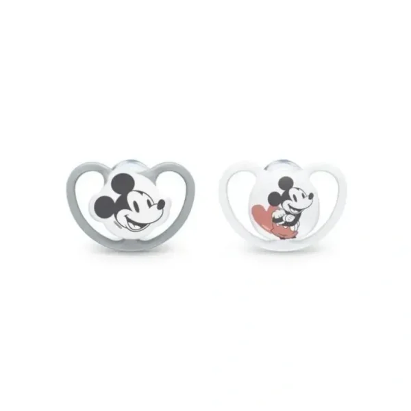 Outlet Nuk - 2Pk Disney Space Mickey Mouse Pacifiers, 0/6M - cutbabycare.com | baby boutique & care hub Health Safety