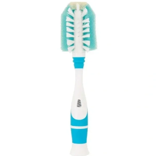 New Nuk - Triple Action Bottle Brush, Blue/White - cutbabycare.com | baby boutique & care hub Shop All