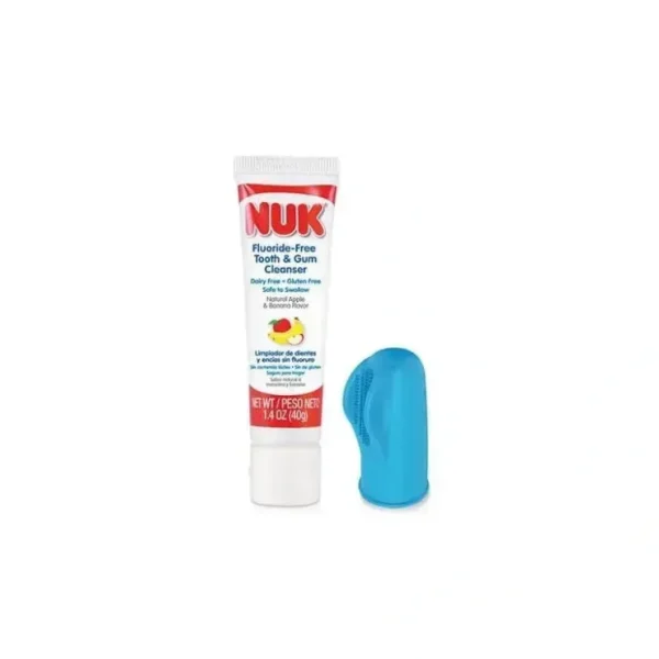 Best Nuk Grins & Giggles Infant 3-Sided Fingerbrush Set - cutbabycare.com | baby boutique & care hub Shop All