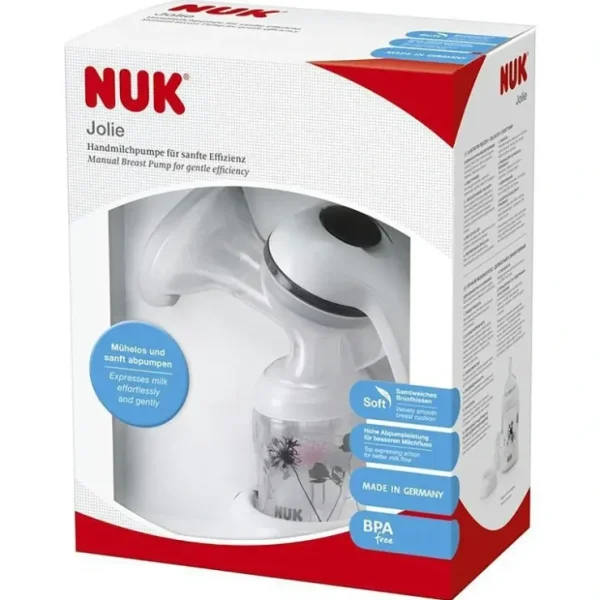 Online NUK Jolie Manual Breast Pump, Soft Silicone Cup - cutbabycare.com | baby boutique & care hub Shop All